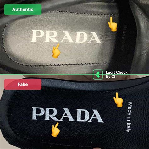 how to spot fake mens prada shoes|how to authenticate Prada.